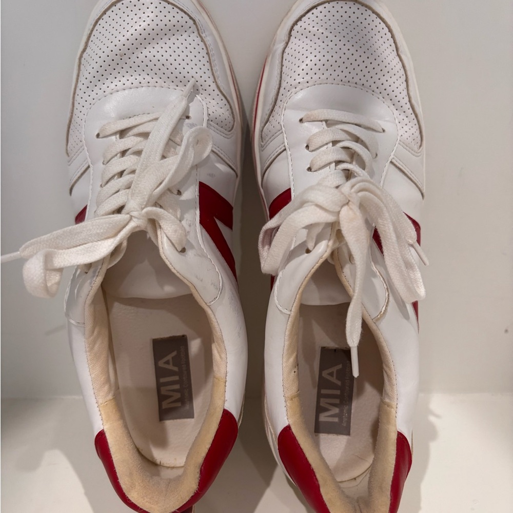 MIA White and Red Sneakers - Picture 8 of 8